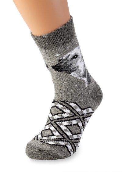 vlněné ponožky lední medvěd