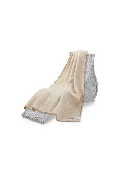 3403 3 Hřejivá Merino vlněná deka Thumbled béžová (6)