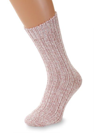 Ponožky Merino dětská růžová (2)