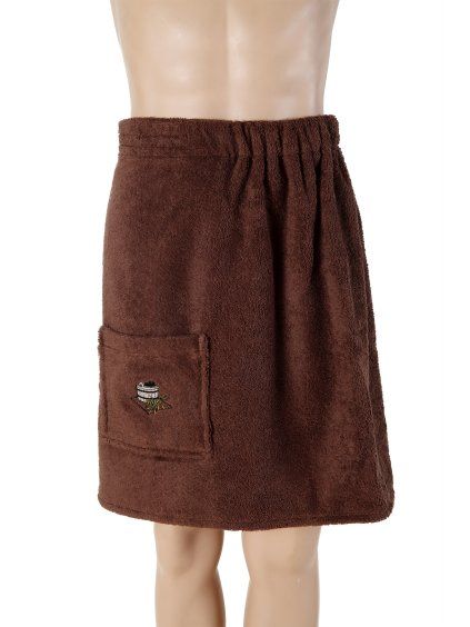 Pánský saunový kilt, hnědá (2)