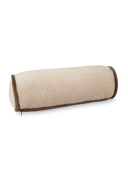 Podhlavník válec, camel 40x15 cm (2)