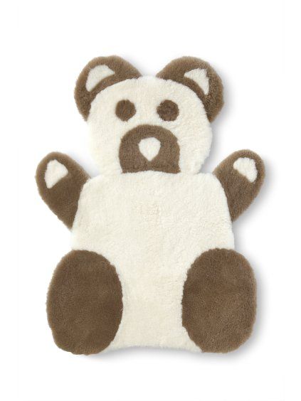 Předložka z ovčích kožešin tvar panda