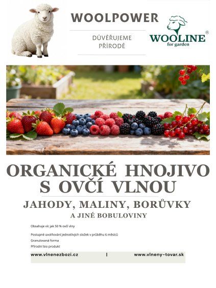 Hnojivo MALINY, JAHODY, bobule