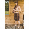 Pánský saunový kilt, hnědá